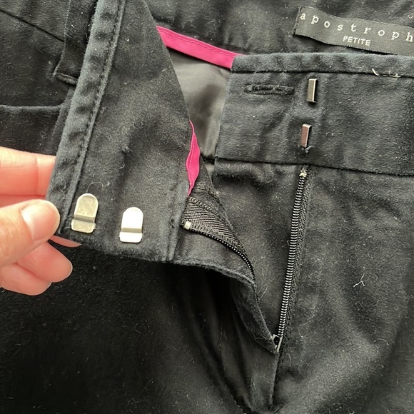 “Apostrophe black capri pants size 8P” - Picture 4 of 4